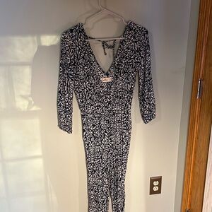 Hollister Navy jumpsuit